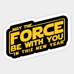 In this new year Sticker